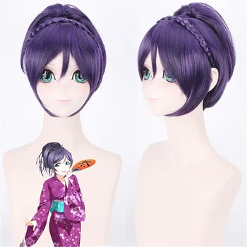 Synthetic 12inch Medium Blue Straight Love Live Nozomi Tojo Cosplay Wig With One Ponytails And Whip Wigs Female hair
Synthetic 12inch Medium Blue Straight Love Live Nozomi Tojo Cosplay Wig With One Ponytails And Whip Wigs Female hair