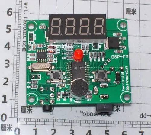 DC 12V 24V DSP-FM 65-125MHz Technology FM Radio Transmitter Module Digital led F wireless audio microphone Sound
DC 12V 24V DSP-FM 65-125MHz Technology FM Radio Transmitter Module Digital led F wireless audio microphone Sound