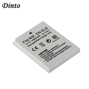 Dinto 1pc 1400mAh EN-EL8 ENEL8 Rechargeable Camera Battery for Nikon Coolpix P1 P2 S1 S2 S3 S5 S6 S7 S7C S8 S9 EN EL8
Dinto 1pc 1400mAh EN-EL8 ENEL8 Rechargeable Camera Battery for Nikon Coolpix P1 P2 S1 S2 S3 S5 S6 S7 S7C S8 S9 EN EL8
