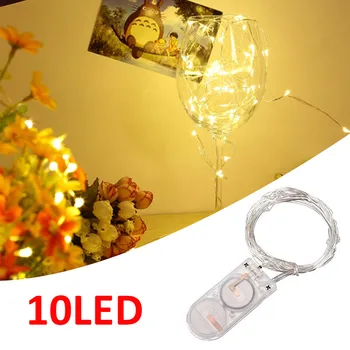 Copper Led Fairy Lights 1M/2M 10/20LEDS Christmas Lamp CR2032 Button Battery Operated LED String Light For Wedding Decoration
Copper Led Fairy Lights 1M/2M 10/20LEDS Christmas Lamp CR2032 Button Battery Operated LED String Light For Wedding Decoration