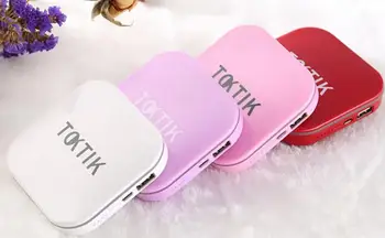 4000mAh Rechargeable LED cosmetic mirror Portable Make-up mirror vanity mirror