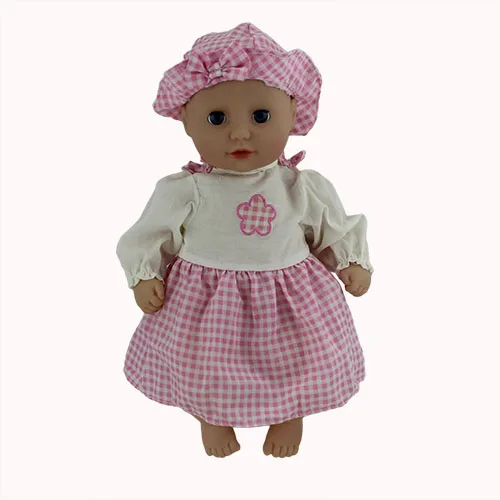 Dress + Cap Doll clothes Wear fit for 36cm/14inchi Doll, Children best Birthday Gift(only sell clothes)
Dress + Cap Doll clothes Wear fit for 36cm/14inchi Doll, Children best Birthday Gift(only sell clothes)