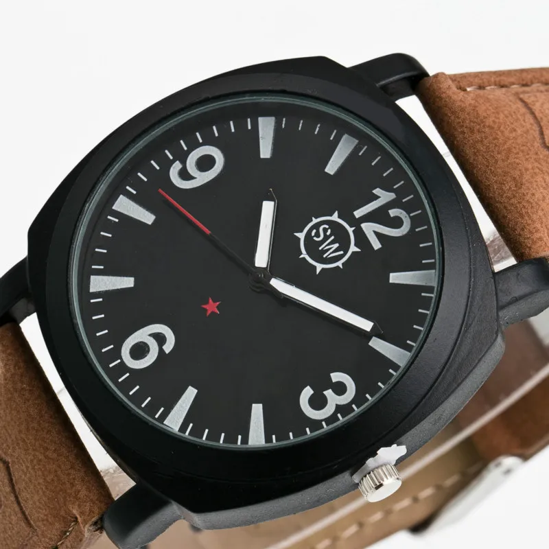 Dropshipping Luxury Brand Life Waterproof Matte Leather Belt Men's Watch Outdoor Sports and Leisure Fashion Men's Military Watch
Dropshipping Luxury Brand Life Waterproof Matte Leather Belt Men's Watch Outdoor Sports and Leisure Fashion Men's Military Watch