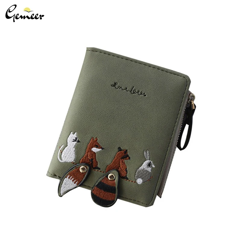 High Quality Women's Wallet Lovely Cartoon Animals Short Leather Female Small Coin Purse Hasp Zipper Purse Card Holder for Girls 
High Quality Women's Wallet Lovely Cartoon Animals Short Leather Female Small Coin Purse Hasp Zipper Purse Card Holder for Girls