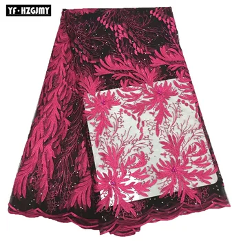 Lace Fabric 2019 Nigeria Embroidered Beaded/Stones French Net Lace High Quality African Mesh Dress Lace Fabric for Women A1566
Lace Fabric 2019 Nigeria Embroidered Beaded/Stones French Net Lace High Quality African Mesh Dress Lace Fabric for Women A1566