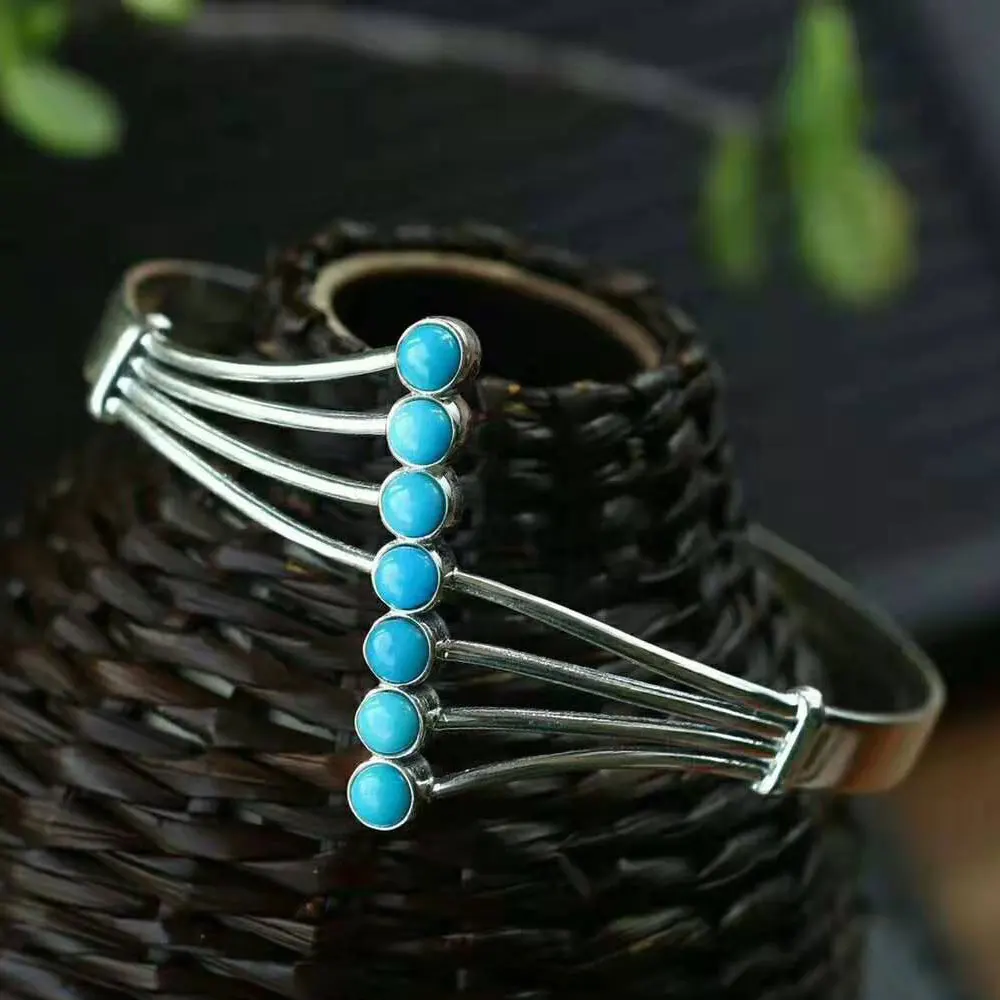 RADHORSE 925 Silver Bangles for Women Fine Jewelry Turquoise Music Symbol Modeling Original design adjustable Bangles
RADHORSE 925 Silver Bangles for Women Fine Jewelry Turquoise Music Symbol Modeling Original design adjustable Bangles