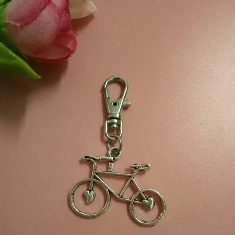 Брелок для ключей горный велосипед модный ретро-брелок из сплава простой