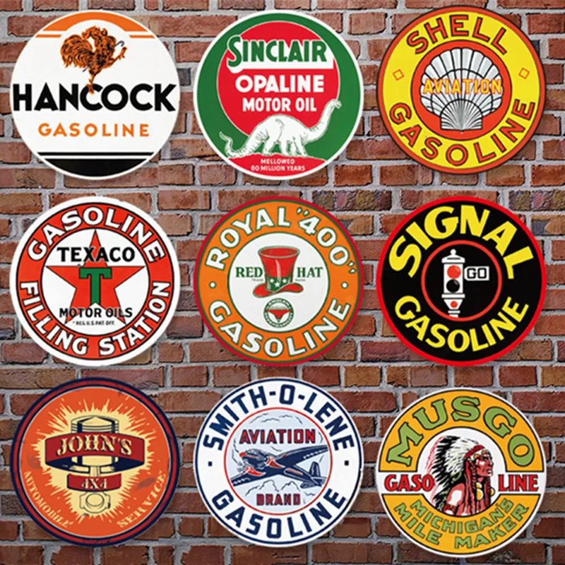 Gasoline Company Series Metal Tin Signs Home Art Decor Iron Poster Home Decorative Retro Wall Art for Bar Pub or Gas station
Gasoline Company Series Metal Tin Signs Home Art Decor Iron Poster Home Decorative Retro Wall Art for Bar Pub or Gas station