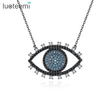 LUOTEEMI New Cool Design Big Eye Pendant Cute Christmas Birthday Gift for Women Blue Black Clear CZ Stone Necklace Jewelry
LUOTEEMI New Cool Design Big Eye Pendant Cute Christmas Birthday Gift for Women Blue Black Clear CZ Stone Necklace Jewelry