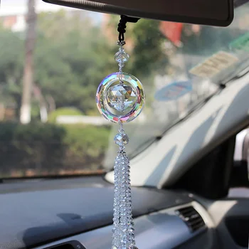 Car Pendant Lucky Crystal Ball Suspension Ornaments Charm Auto Interior Rearview Mirror Hanging Trim Home Furnishing Gifts
Car Pendant Lucky Crystal Ball Suspension Ornaments Charm Auto Interior Rearview Mirror Hanging Trim Home Furnishing Gifts