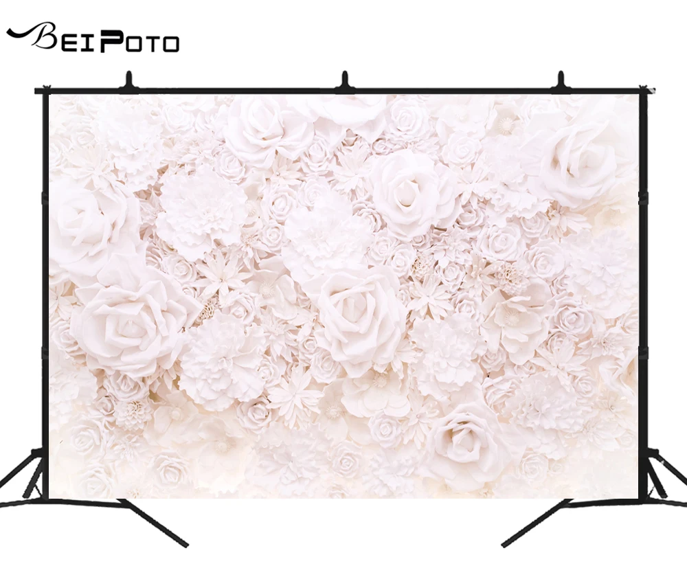 BEIPOTO розовый белый бумажный цветок новорожденный Фотография реквизит фото фон