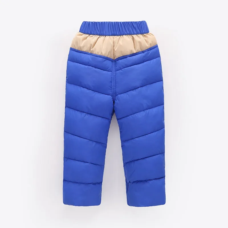 COOTELILI 80-130cm Warm Winter Boys Pants Trousers For Kids Elastic Waist Cotton Thicken Snowsuit Baby Pants Boys Clothes (10)