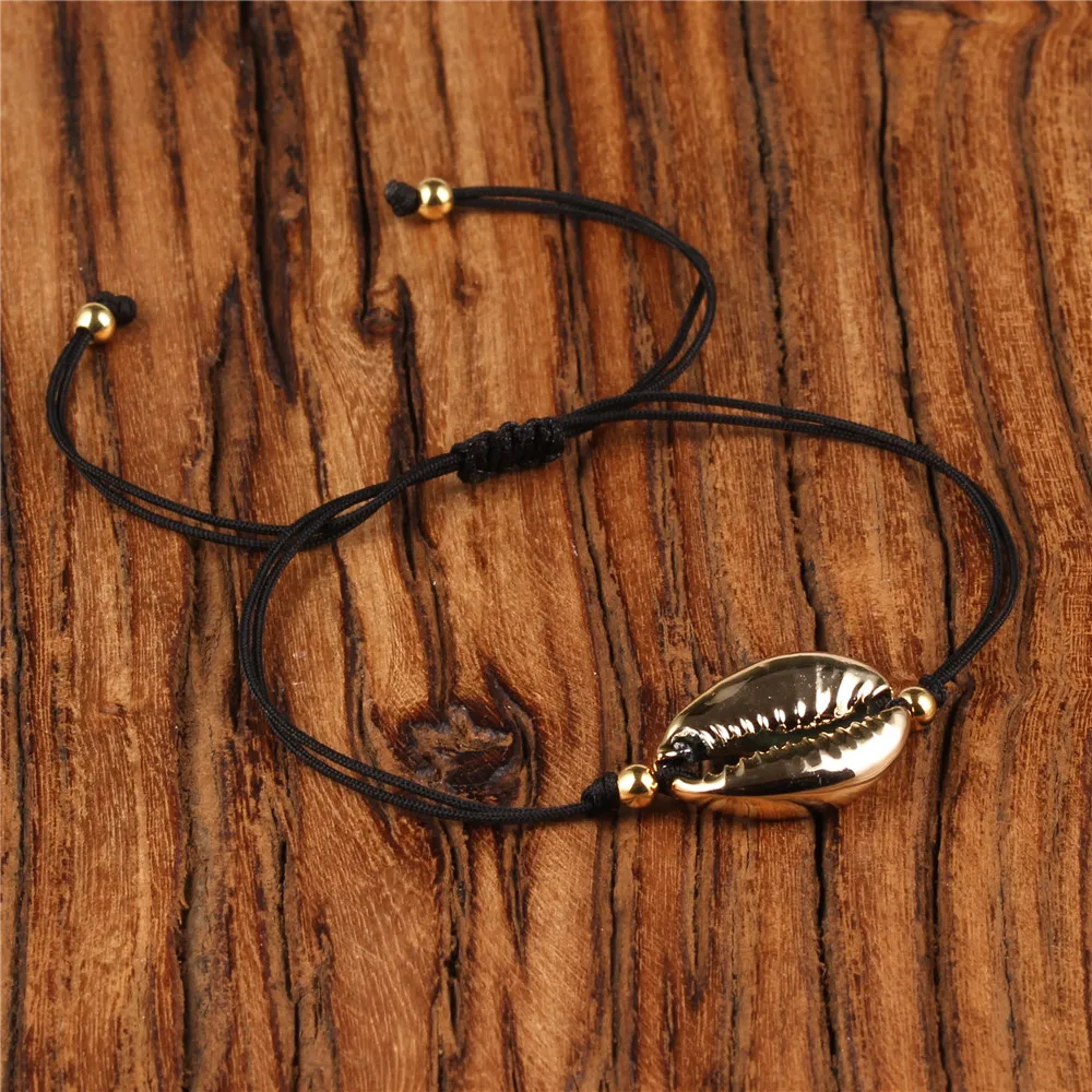Trendy Hot Cowrie Shell Jewelry Bracelets for Women Delicate Gold Color Shell Easy Match Handmade Bracelet for Women
Trendy Hot Cowrie Shell Jewelry Bracelets for Women Delicate Gold Color Shell Easy Match Handmade Bracelet for Women