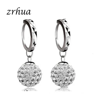 ZRHUA 925 Sterling Silver Round Dangle Earrings Female Circle Eardrop Inset full Shiny CZ Zircon Stone For Women Brincos Jewelry
ZRHUA 925 Sterling Silver Round Dangle Earrings Female Circle Eardrop Inset full Shiny CZ Zircon Stone For Women Brincos Jewelry