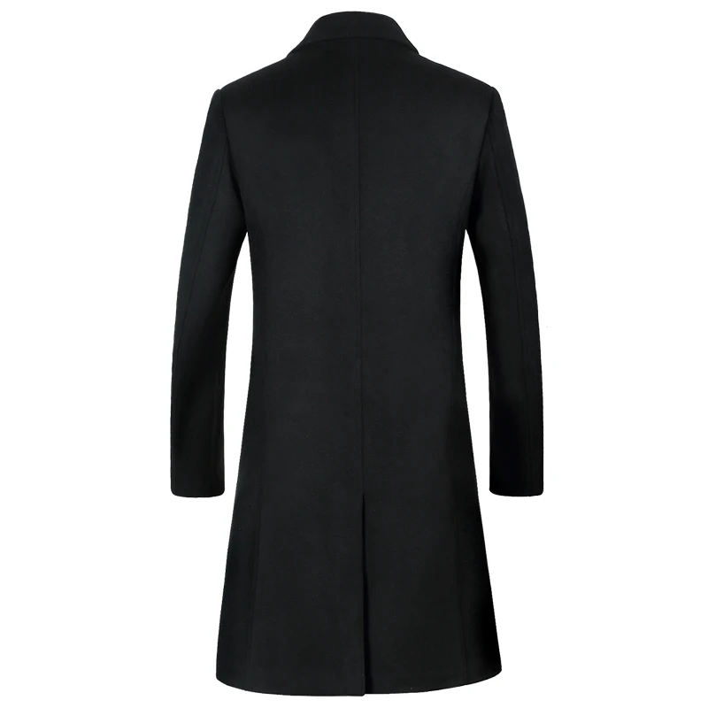 2020 Wholesale Extra Long Wool Trench Coat Men 2017 Winter Jacket Men