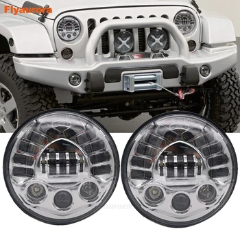 2X 7 Inch Round LED Headlights Projection Headlight Kit for Jeep Wrangler JK TJ LJ lada niva 4x4 suzuki samurai Hummer H1 H2
2X 7 Inch Round LED Headlights Projection Headlight Kit for Jeep Wrangler JK TJ LJ lada niva 4x4 suzuki samurai Hummer H1 H2