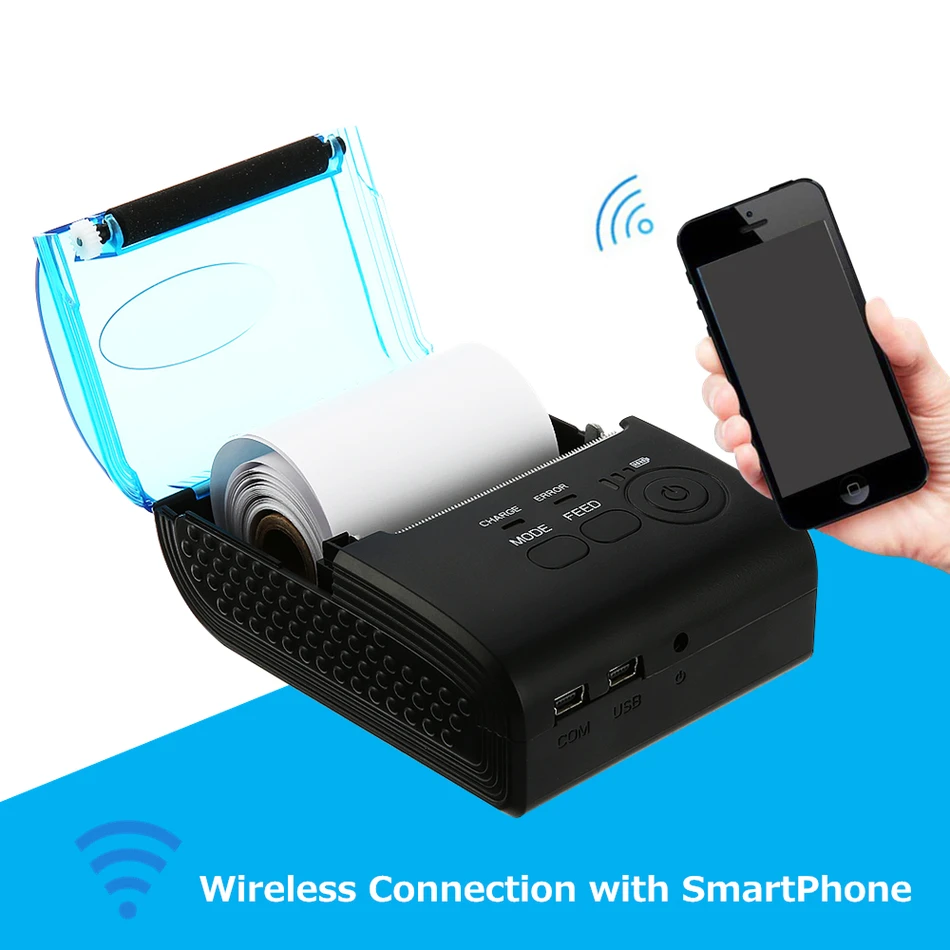 ZJ - 5805 pos terminal 58mm Bluetooth 4.0 Android 4.0 POS Receipt Thermal Printer Bill Machine for Supermarket EU/US/UK PLUG
ZJ - 5805 pos terminal 58mm Bluetooth 4.0 Android 4.0 POS Receipt Thermal Printer Bill Machine for Supermarket EU/US/UK PLUG