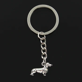 Fashion 30mm Key Ring Metal Key Chain Keychain Jewelry Antique Bronze Silver Color Plated Dog Dachshund 20x15mm Pendant
Fashion 30mm Key Ring Metal Key Chain Keychain Jewelry Antique Bronze Silver Color Plated Dog Dachshund 20x15mm Pendant