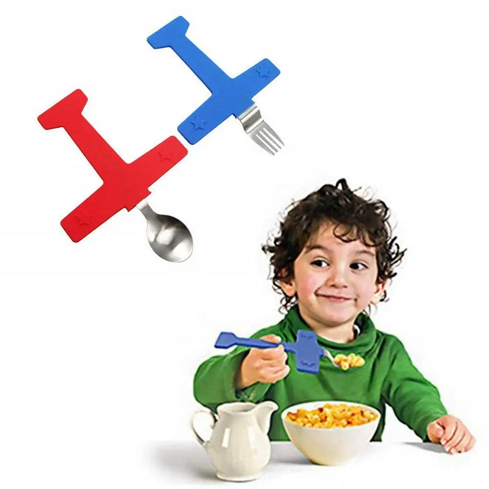 2Piece/Set Stainless Steel Airplane Shaped Feeding Fork Spoon Tableware Set Creative Children's Dinnerware Suit
2Piece/Set Stainless Steel Airplane Shaped Feeding Fork Spoon Tableware Set Creative Children's Dinnerware Suit