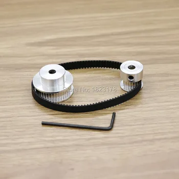 Timing Belt Pulley GT2 20teeth 40teeth Reduction 1:2/2:1 3D printer accessories belt width 6mm Bore 5&5mm
Timing Belt Pulley GT2 20teeth 40teeth Reduction 1:2/2:1 3D printer accessories belt width 6mm Bore 5&5mm