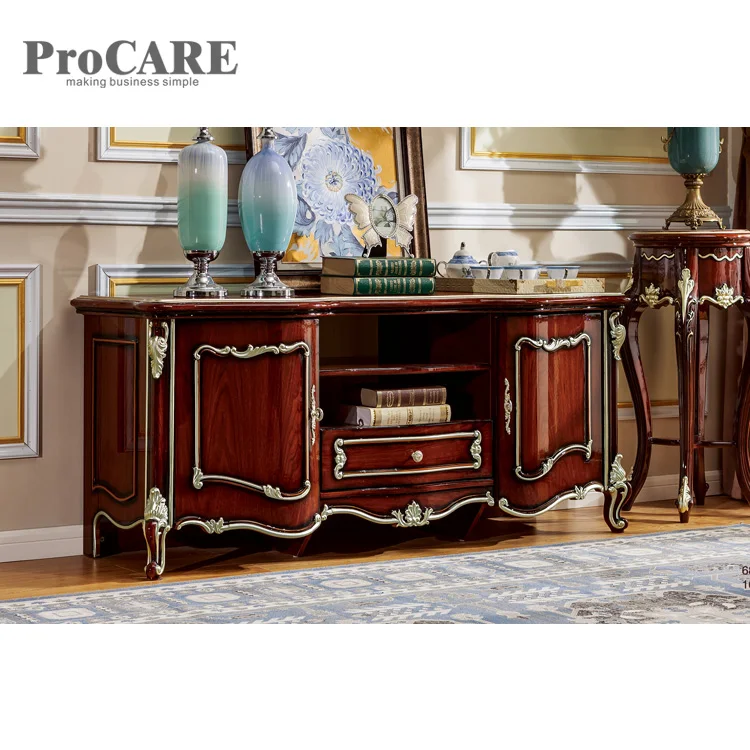 Procare классический стиль простой ТВ Стенд деревянный шкаф-6822 | Мебель