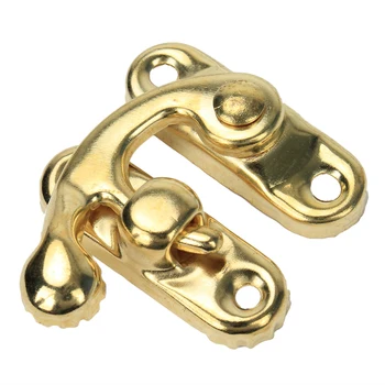8pcs 28x32mm Yellow Mini Alloy Buckle Antique Brass hasp Shackle Padlock Hook Horns Retro wooden gift box buckle-Left
8pcs 28x32mm Yellow Mini Alloy Buckle Antique Brass hasp Shackle Padlock Hook Horns Retro wooden gift box buckle-Left