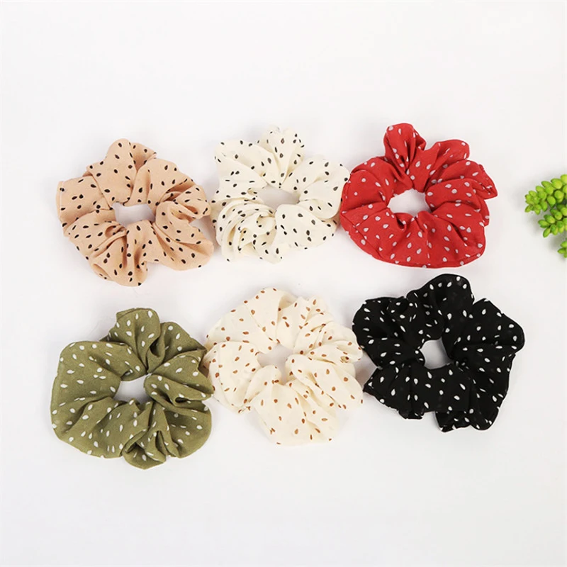 1 Pieces High Elasticity Simple Women Hair Rope Hair Band Polka Dot Fashion Ladies Scrunchies Ponytail Holder Hair Accessories 
1 Pieces High Elasticity Simple Women Hair Rope Hair Band Polka Dot Fashion Ladies Scrunchies Ponytail Holder Hair Accessories