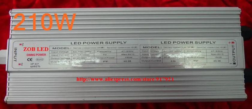 210w led driver, DC54V,4.2A,high power led driver for flood light / street light,IP65,constant current drive power supply
210w led driver, DC54V,4.2A,high power led driver for flood light / street light,IP65,constant current drive power supply