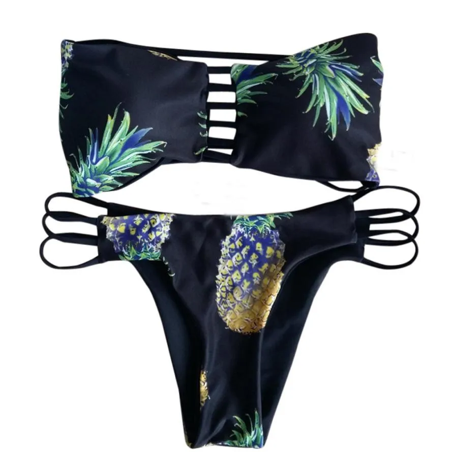 2018 Pineapple Print Split bikini Women Female Plus Large Size Double-sided wearable bikini biquini beachwear
2018 Pineapple Print Split bikini Women Female Plus Large Size Double-sided wearable bikini biquini beachwear