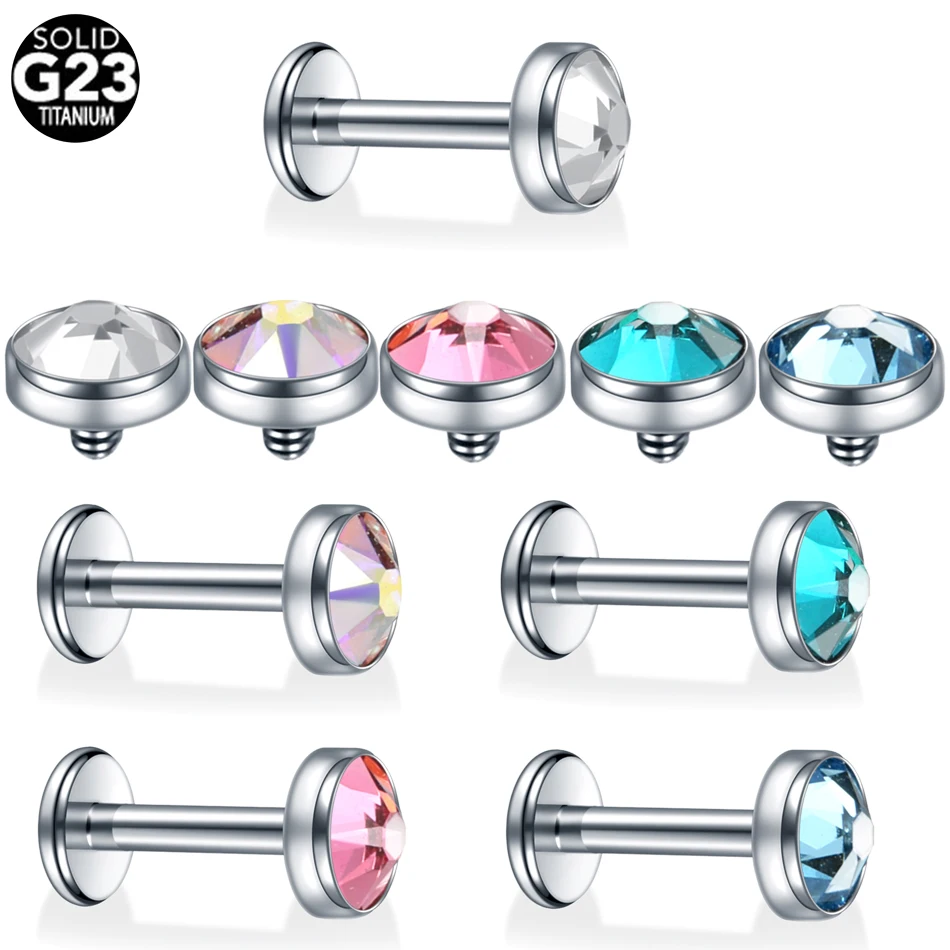 1PC Titanium Internally Thread Labret Piercing CZ Gem Orelha Cartilage Tragus Earing Lip Stud Piercing Oreja Helix Body Jewelry
1PC Titanium Internally Thread Labret Piercing CZ Gem Orelha Cartilage Tragus Earing Lip Stud Piercing Oreja Helix Body Jewelry