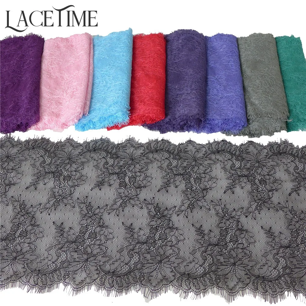 3 Meters Soft Nylon French Eyelash Lace Trim DIY Sewing Craft Sexy Underwear Lace Fabrics Black/White/Gray
3 Meters Soft Nylon French Eyelash Lace Trim DIY Sewing Craft Sexy Underwear Lace Fabrics Black/White/Gray