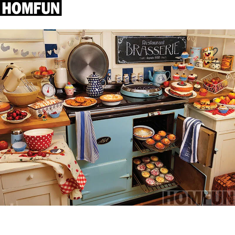 HOMFUN Full Square/Round Drill 5D DIY Diamond Painting "Home Cooking" 3D Embroidery Cross Stitch 5D Home Decor A00817
HOMFUN Full Square/Round Drill 5D DIY Diamond Painting "Home Cooking" 3D Embroidery Cross Stitch 5D Home Decor A00817