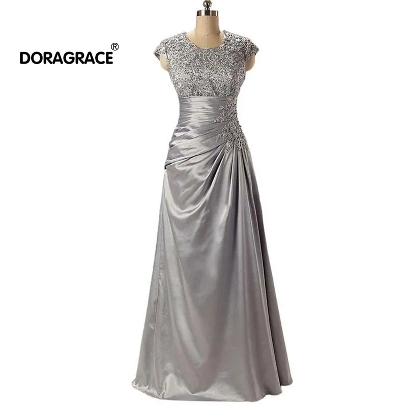 Doragrace Custom Made Real Photo Vintage A-Line Lace Mother of the Bride Dress Formal Evening Party Gowns
Doragrace Custom Made Real Photo Vintage A-Line Lace Mother of the Bride Dress Formal Evening Party Gowns