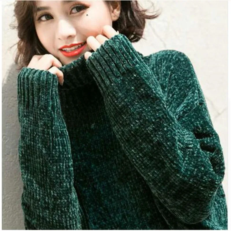 thick warm turtleneck oversized chenille sweaters long sleeve winter autumn basic loose pullovers ladies causal tops
thick warm turtleneck oversized chenille sweaters long sleeve winter autumn basic loose pullovers ladies causal tops