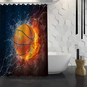 Custom Basketball Shower Curtain Bath Curtain for Bathroom Waterproof Fabric
Custom Basketball Shower Curtain Bath Curtain for Bathroom Waterproof Fabric
