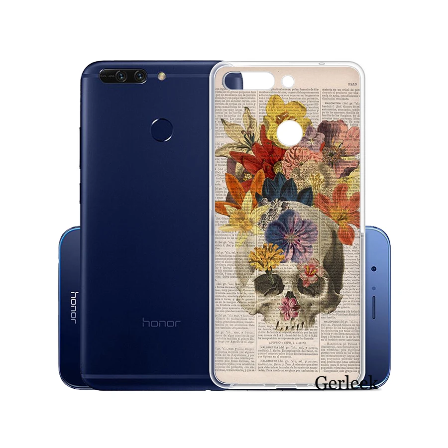 Цветной чехол для телефона с анатомией человека Huawei Honor 6A 7A 7C 7X 8X 8 9 10 Lite Play мягкие