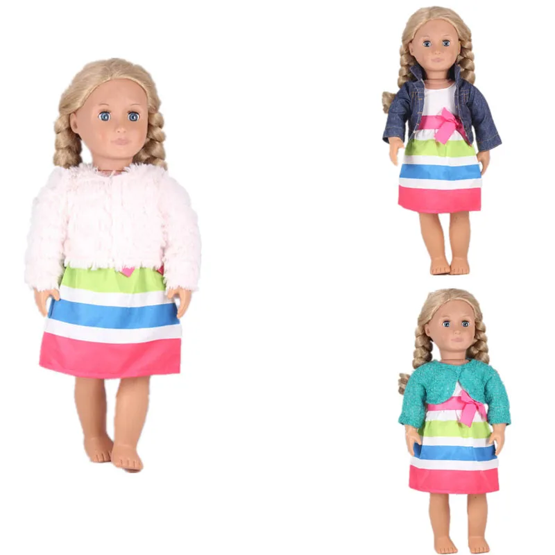3 Styles Fur Jean Knit Coats White Butterfly Dress Doll Clothes Fit 43cm baby Nenuco doll or 18 inch Girl Doll Accessories
3 Styles Fur Jean Knit Coats White Butterfly Dress Doll Clothes Fit 43cm baby Nenuco doll or 18 inch Girl Doll Accessories