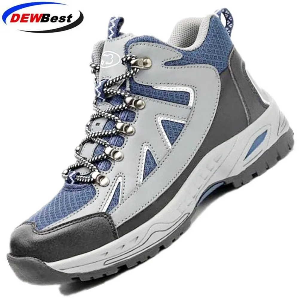 Mens Steel Toe Work Safety Shoes Lightweight Breathable Anti-smashing Anti-puncture Anti-static Protective Boots
Mens Steel Toe Work Safety Shoes Lightweight Breathable Anti-smashing Anti-puncture Anti-static Protective Boots