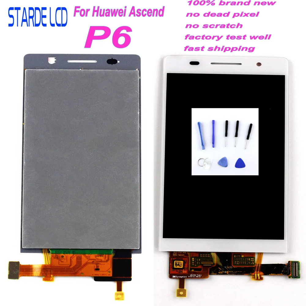 Starde LCD For Huawei Ascend P6 LCD Screen P6S LCD Touch P6-U06 C00 T00 S-U06 LCD Display Screen Touch Screen Digitizer Assembly
Starde LCD For Huawei Ascend P6 LCD Screen P6S LCD Touch P6-U06 C00 T00 S-U06 LCD Display Screen Touch Screen Digitizer Assembly