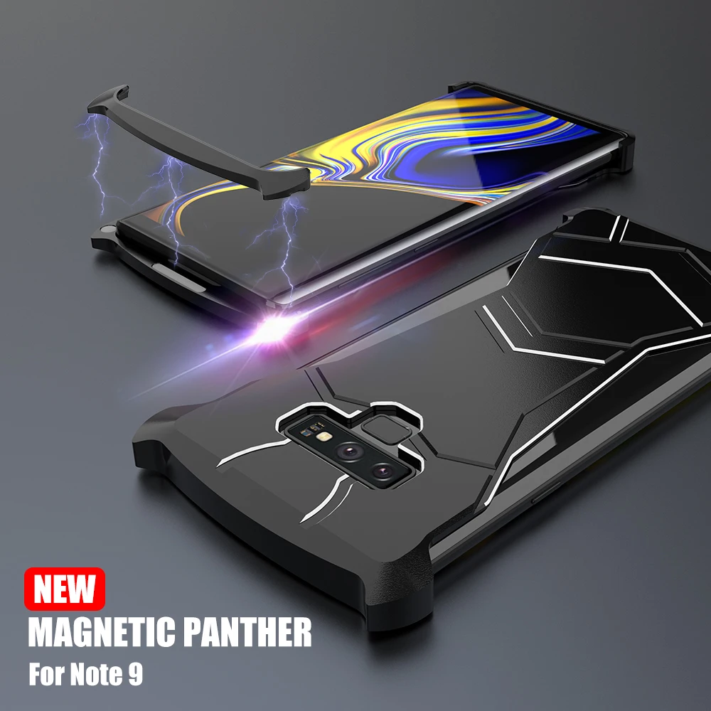 Slim Thin Metal Case For Samsung Galaxy Note 9 Hard Cover N9600 N960F Magnetic Metal Frame Shell Shockproof Superhero Panther
Slim Thin Metal Case For Samsung Galaxy Note 9 Hard Cover N9600 N960F Magnetic Metal Frame Shell Shockproof Superhero Panther