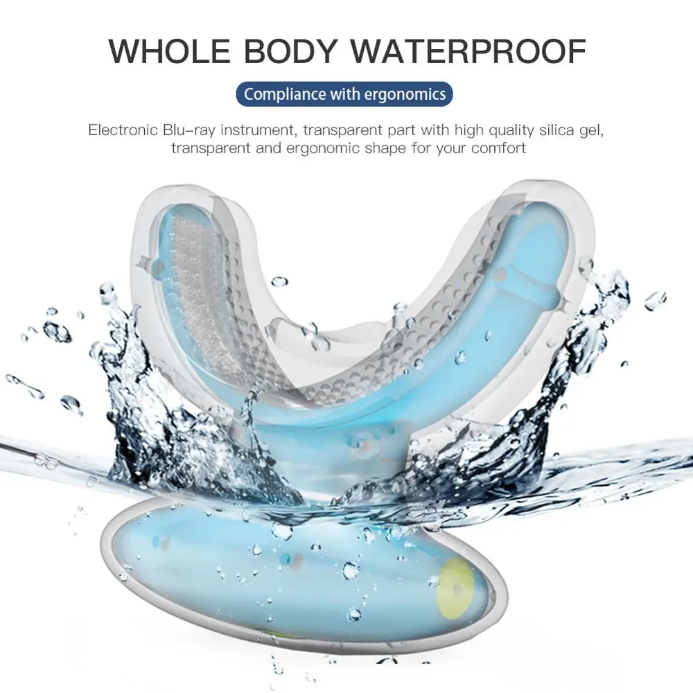 360° Waterproof Ultrasonic Wireless Charging Electric Toothbrush Automatic Whitening Electric Toothbrush Suitable Adults
360° Waterproof Ultrasonic Wireless Charging Electric Toothbrush Automatic Whitening Electric Toothbrush Suitable Adults