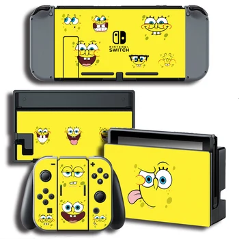 Vinyl Skin Protector Sticker for SpongeBob Skins Sticker for Nintendo Switch NS Console + Controller + Stand Holder Skins
Vinyl Skin Protector Sticker for SpongeBob Skins Sticker for Nintendo Switch NS Console + Controller + Stand Holder Skins