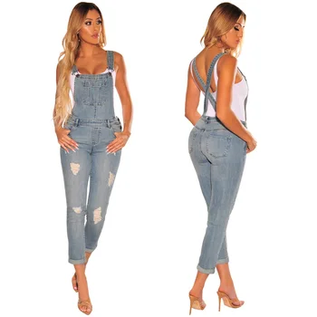 Sexy fashionable jeans straps pants woman Full Length Medium Distressed Button Fly Mid Pockets Ripped Plaid Jumpsuits
Sexy fashionable jeans straps pants woman Full Length Medium Distressed Button Fly Mid Pockets Ripped Plaid Jumpsuits