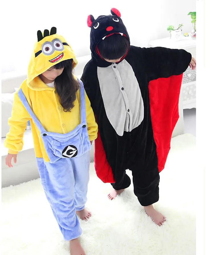 Despicable Me Minion Cosplay Jumpsuit Bat Costumes For Children Kids Onesies Pajamas Clothing For Halloween Carnival
Despicable Me Minion Cosplay Jumpsuit Bat Costumes For Children Kids Onesies Pajamas Clothing For Halloween Carnival