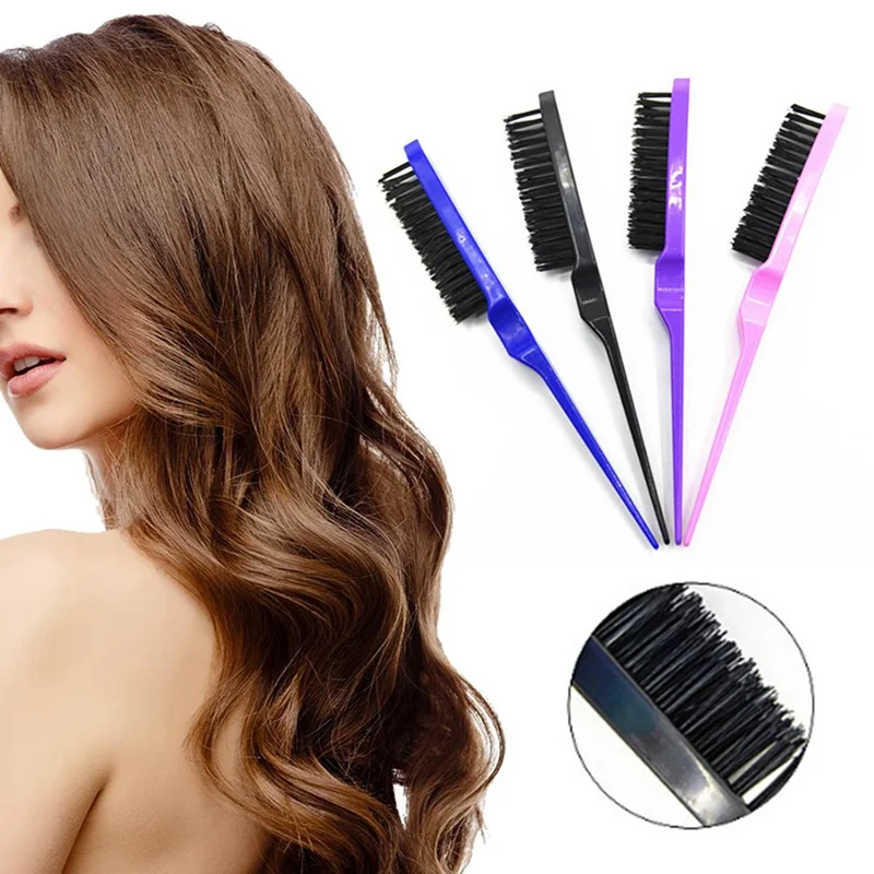 1Pcs Hair Combs Black Pink Salon Comb Hair Teasing Brush Three Row Natural Boar Bristle Hair Comb
1Pcs Hair Combs Black Pink Salon Comb Hair Teasing Brush Three Row Natural Boar Bristle Hair Comb