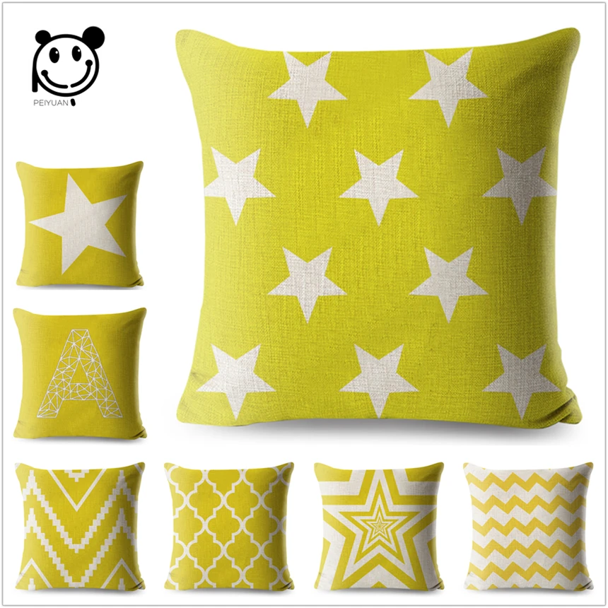 Decorative Geometric Yellow Cushion Cover for Sofa Home Linen Cotton Pillowcase Decor Plain Throw Pillow Case 45*45cm Peiyuan
Decorative Geometric Yellow Cushion Cover for Sofa Home Linen Cotton Pillowcase Decor Plain Throw Pillow Case 45*45cm Peiyuan