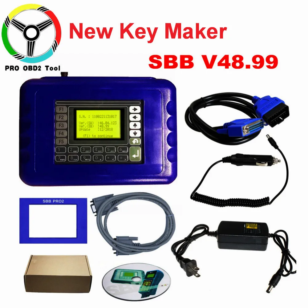 No Tokens Limited SBB V48.99 Auto Key Programmmer Updated to V48.88 Can Support New Cars to 2018 V48.99 SBB PRO2 Free Shipping
No Tokens Limited SBB V48.99 Auto Key Programmmer Updated to V48.88 Can Support New Cars to 2018 V48.99 SBB PRO2 Free Shipping