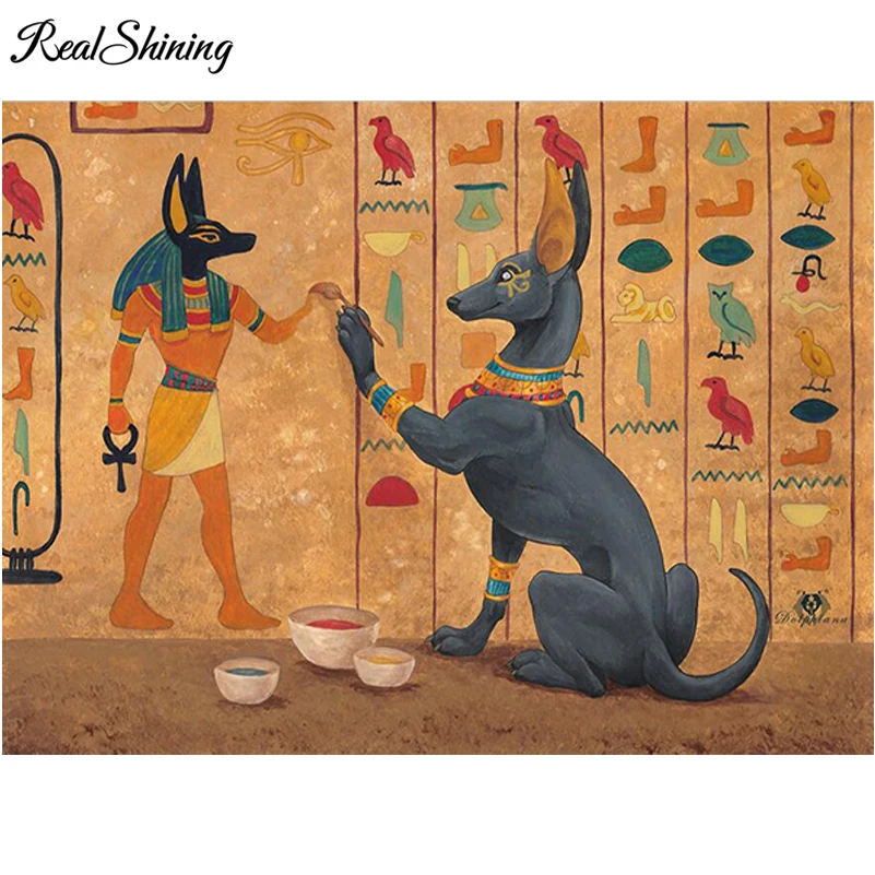 REALSHINING 5D Full Square DIY Diamond Painting Egyptian frescoes Anubis Decorative Diamond Embroidery mosaic Cross Stitch FS917
REALSHINING 5D Full Square DIY Diamond Painting Egyptian frescoes Anubis Decorative Diamond Embroidery mosaic Cross Stitch FS917
