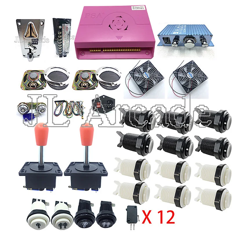 pandora 2255 in 1 multi jamma Games Set DIY Arcade Kit Push Buuttons Joysticks Machine 2 Bundle | Спорт и развлечения