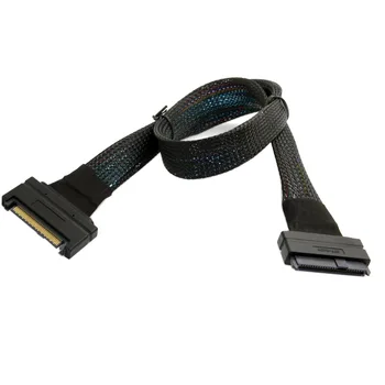 Chenyang 50cm U.2 U2 SFF-8639 NVME PCIe SSD Cable Male to Female 68pin Extension Cable
Chenyang 50cm U.2 U2 SFF-8639 NVME PCIe SSD Cable Male to Female 68pin Extension Cable